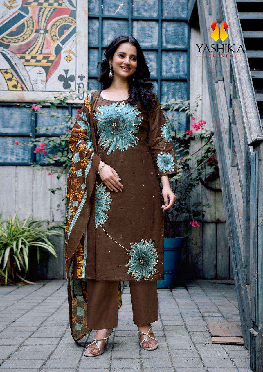 Yashika Dua Vol 5 Pure Cotton With Hand Work Salwar Kameez ( 8 Pcs Catalogue )