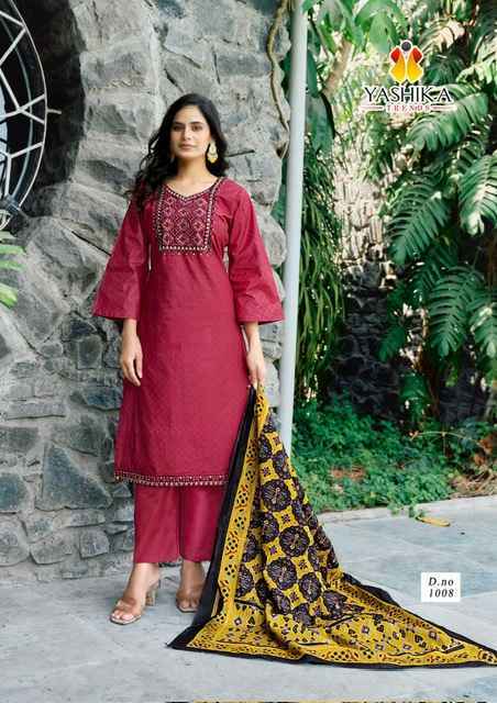 Yashika Shanaya Cotton Salwar Kameez Online Shopping Surat ( 8 pcs Catalogue )