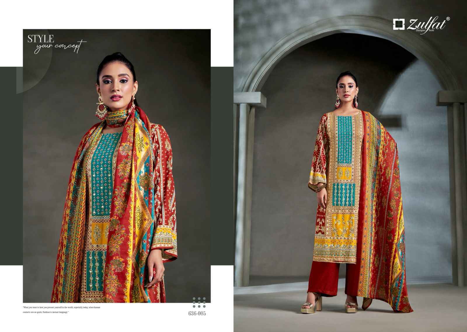 Zulfat Designer Aayat Vol 15 Suits Wholesale Dress Material ( 6 Pcs Catalogue )