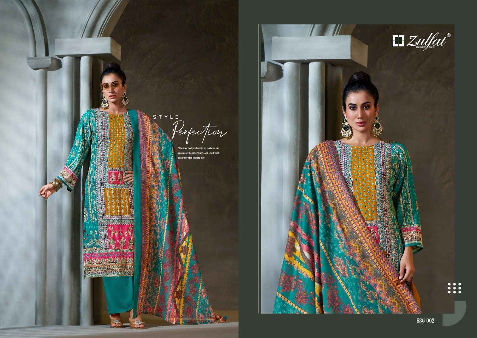 Zulfat Designer Aayat Vol 15 Suits Wholesale Dress Material ( 6 Pcs Catalogue )
