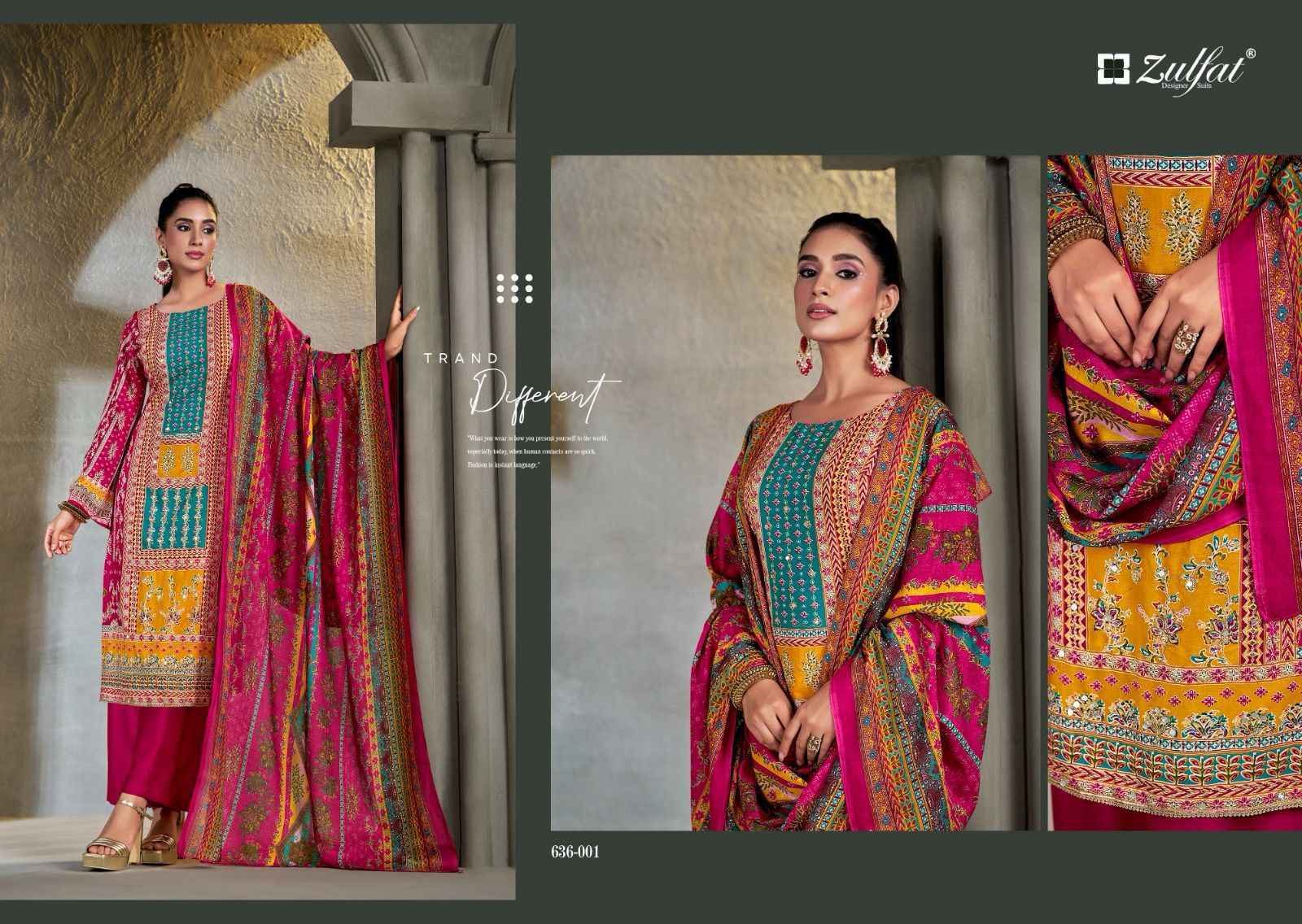 Zulfat Designer Aayat Vol 15 Suits Wholesale Dress Material ( 6 Pcs Catalogue )