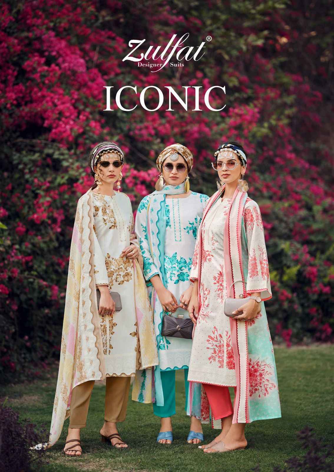 Zulfat Designer Iconic Cotton Dress Material Wholesale Price ( 8 pcs Catalogue )