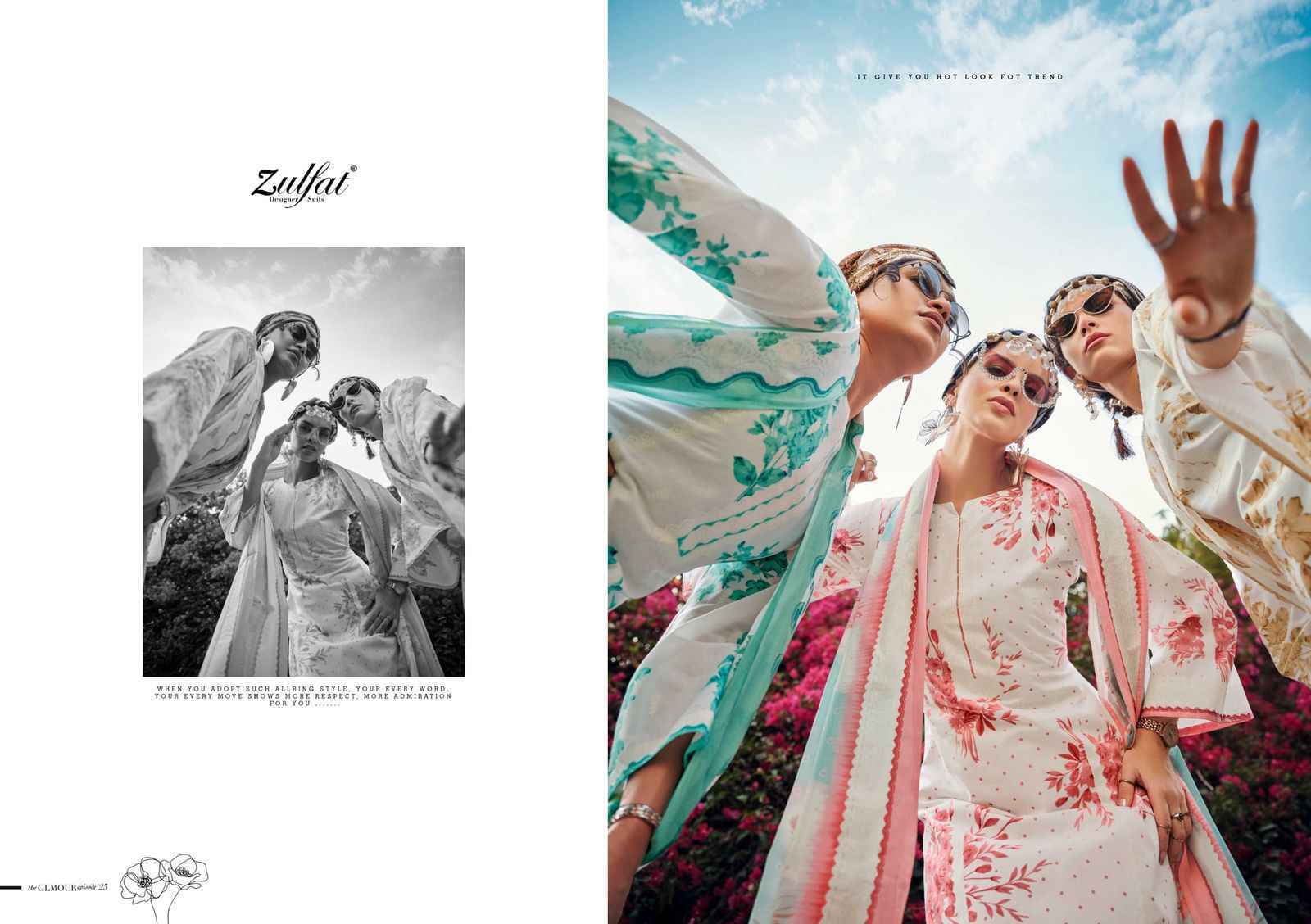 Zulfat Designer Iconic Cotton Dress Material Wholesale Price ( 8 pcs Catalogue )