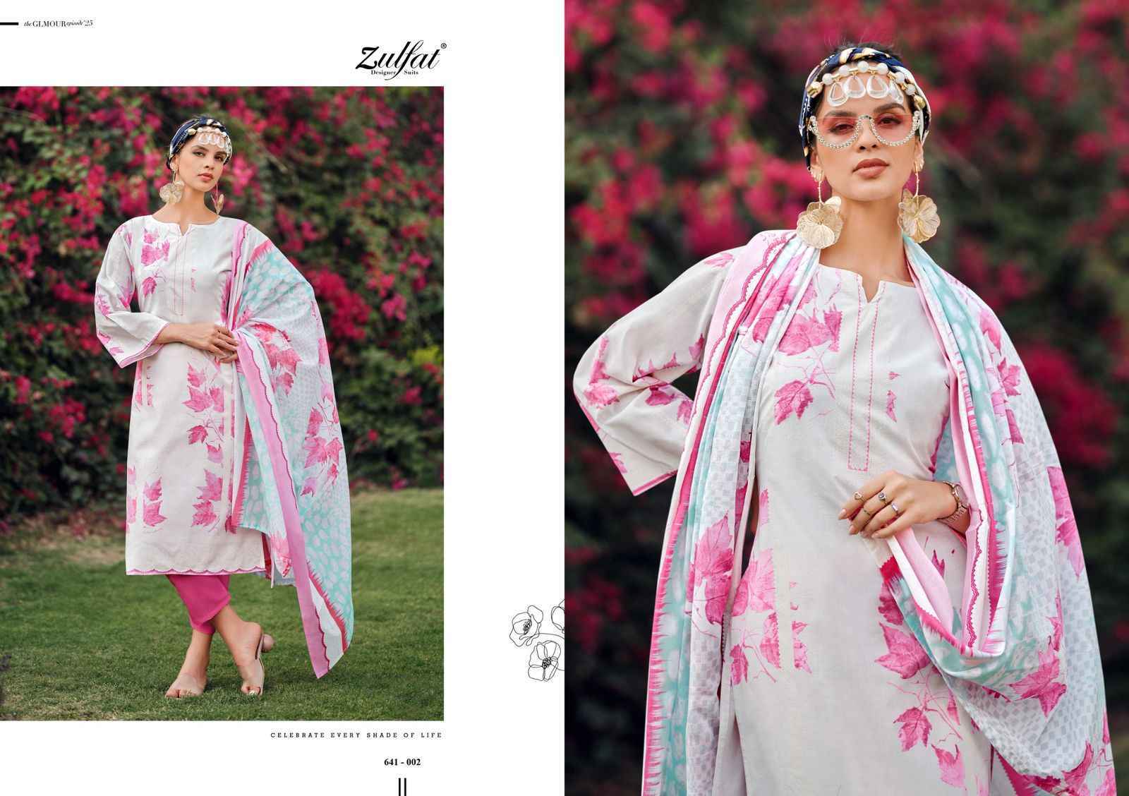 Zulfat Designer Iconic Cotton Dress Material Wholesale Price ( 8 pcs Catalogue )