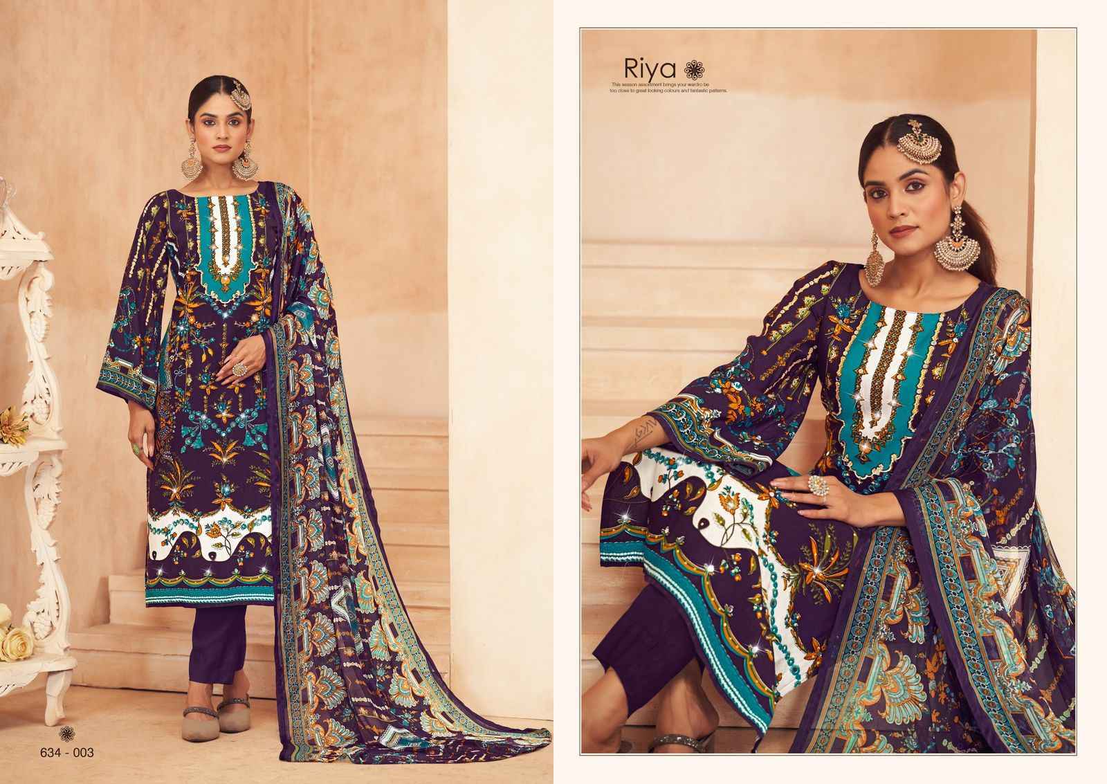 Zulfat Designer Riya Wholesal Viscouse Rayon Dress Material ( 6 pcs Catalogue )