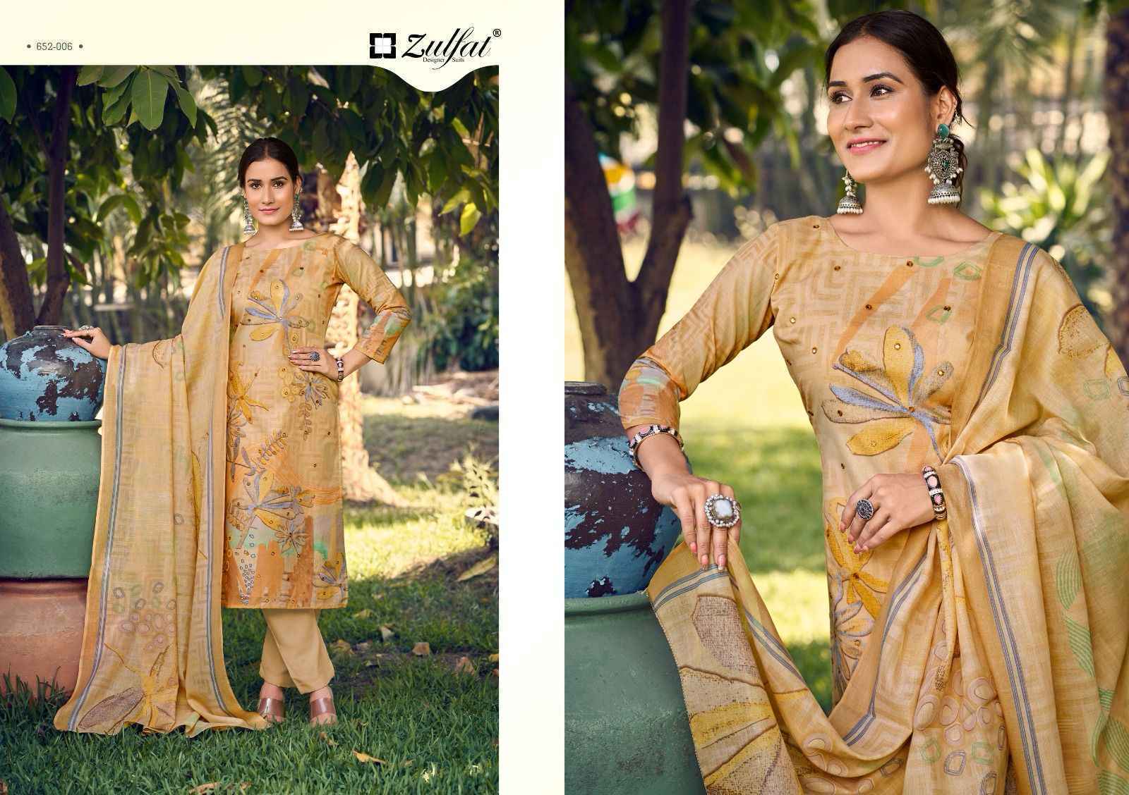 Zulfat Designer Summer Breeze Vol-2 Cotton Pakistani Suits ( 6 Pcs Catalogue )