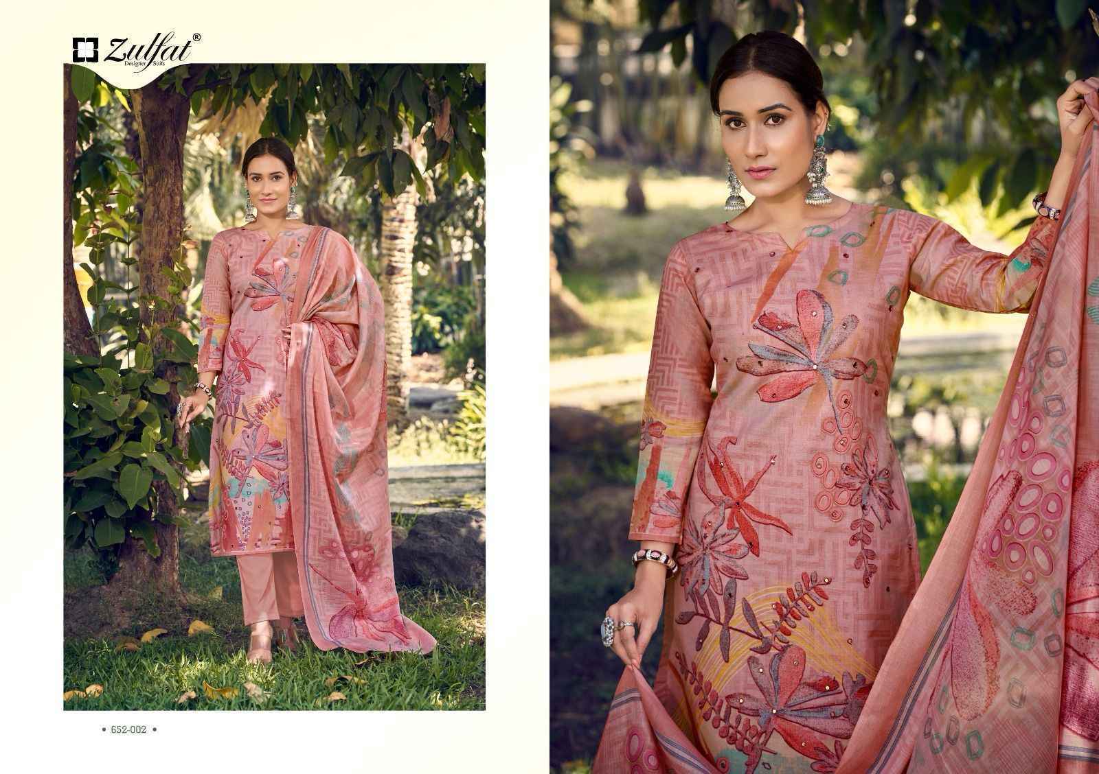 Zulfat Designer Summer Breeze Vol-2 Cotton Pakistani Suits ( 6 Pcs Catalogue )
