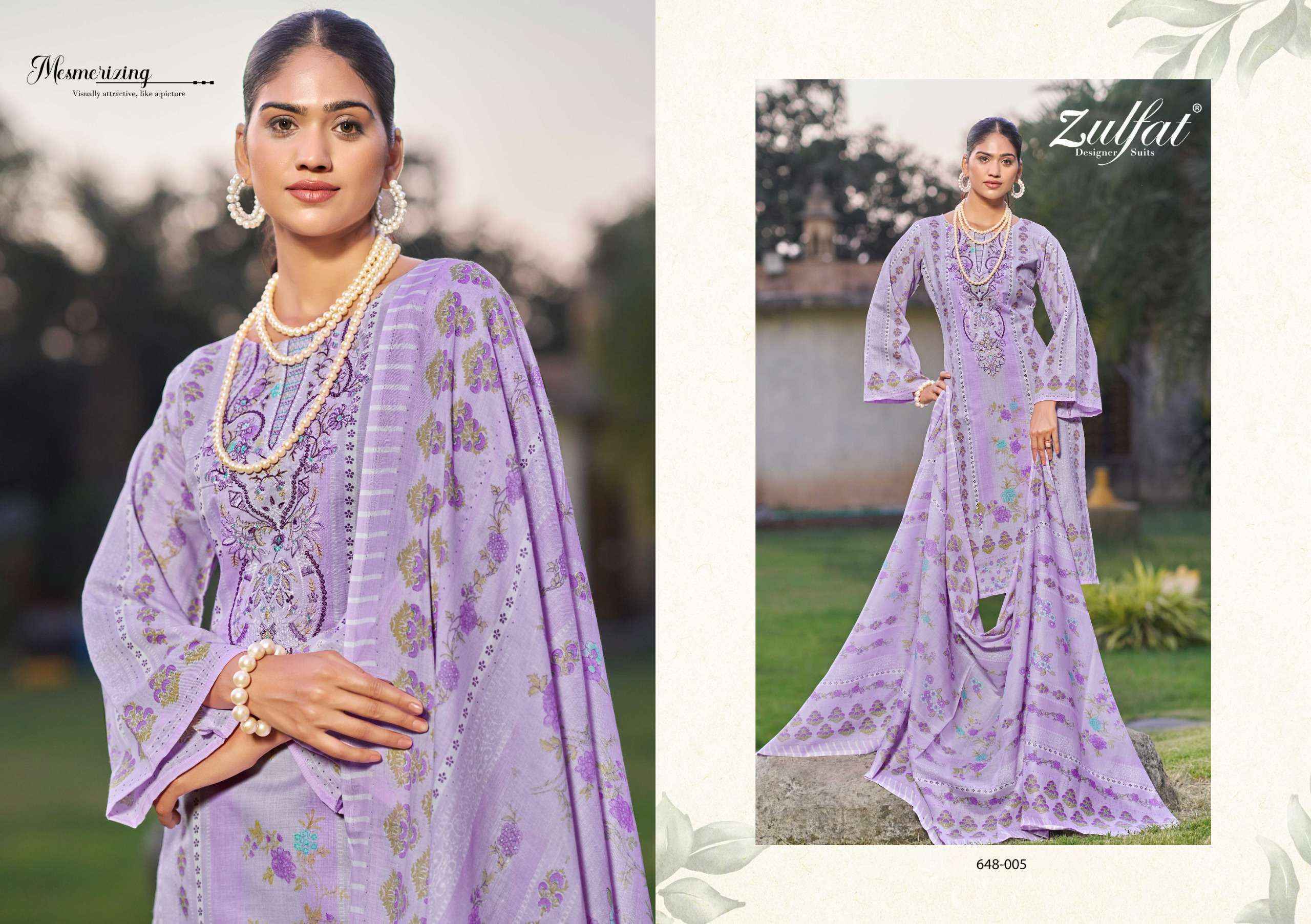 Zulfat Gulnaaz Vol 3 Cotton Pakistani Suits  ( 8 pcs Catalogue)
