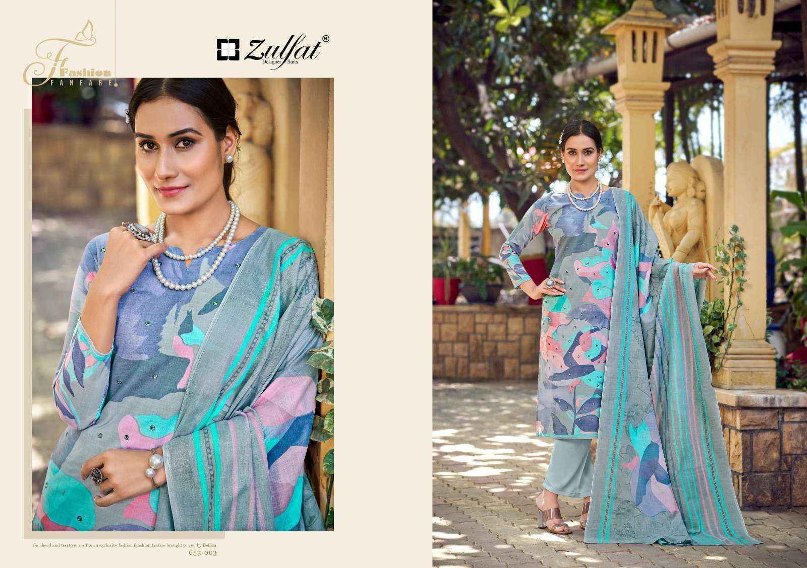 Zulfat Summer Shine Vol-2 Cotton Dress Material Wholesale Price (6 pcs Catalogue)