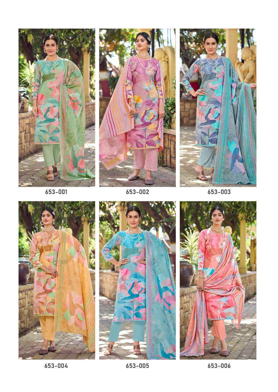 Zulfat Summer Shine Vol-2 Cotton Dress Material Wholesale Price (6 pcs Catalogue)