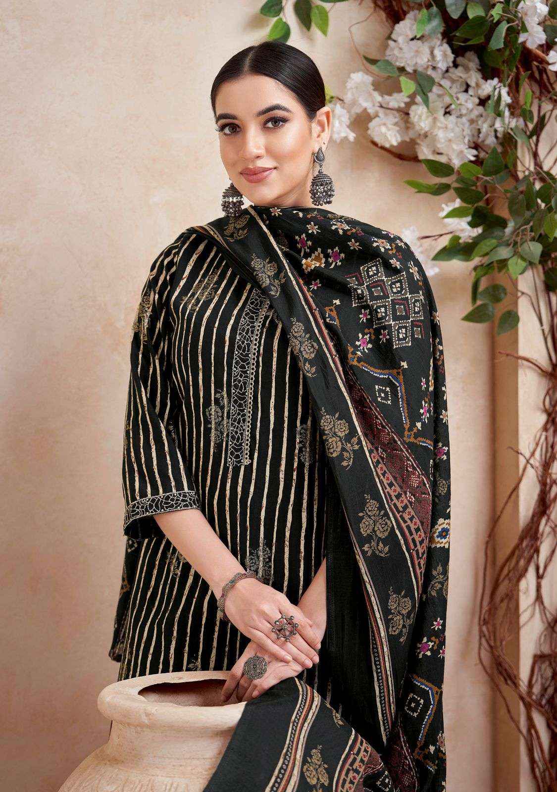 Alok Suit Black Lable Rayon Dress Material  ( 6 Pcs Catalogue )