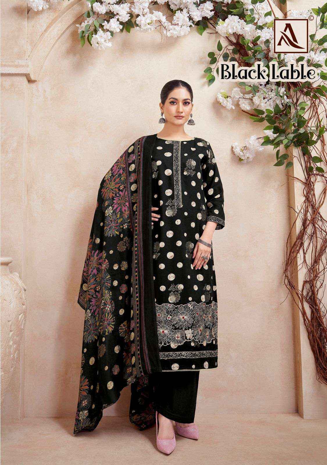 Alok Suit Black Lable Rayon Dress Material  ( 6 Pcs Catalogue )