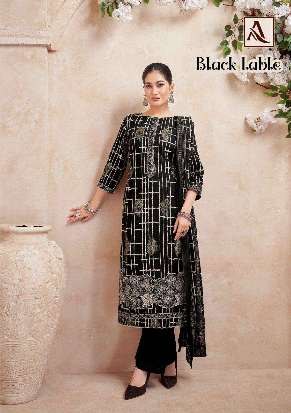 Alok Suit Black Lable Rayon Dress Material  ( 6 Pcs Catalogue )