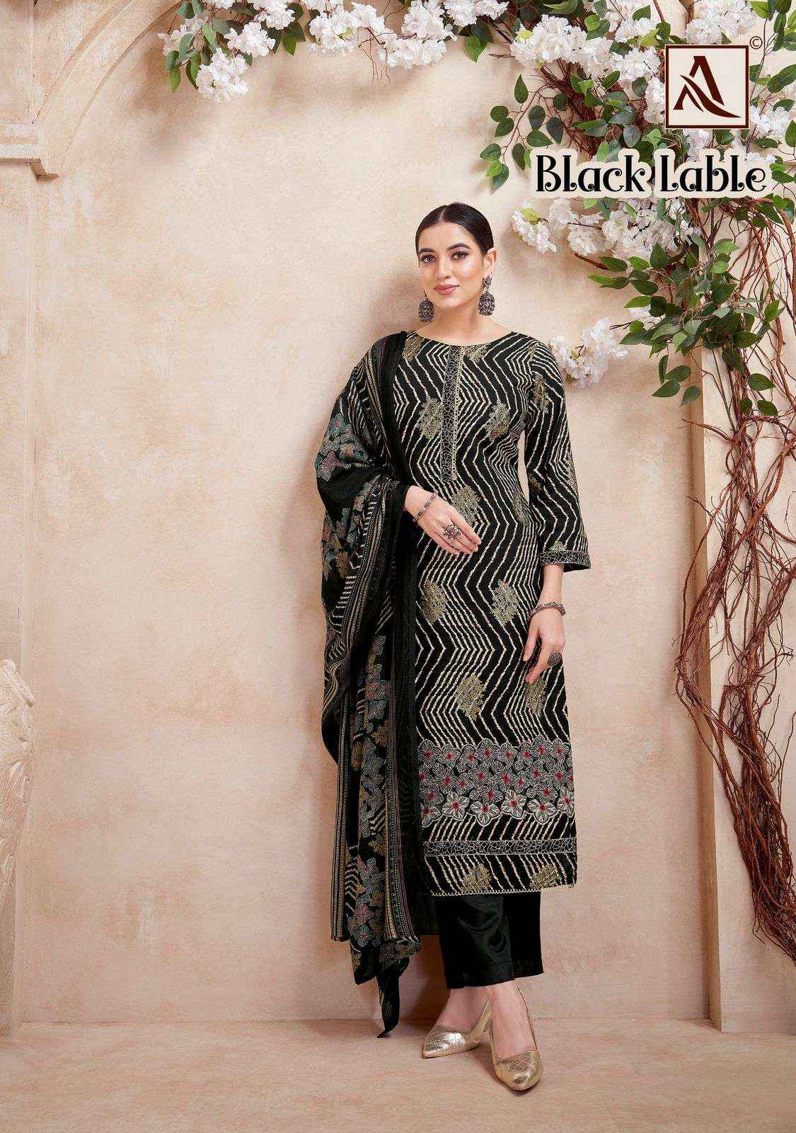 Alok Suit Black Lable Rayon Dress Material  ( 6 Pcs Catalogue )