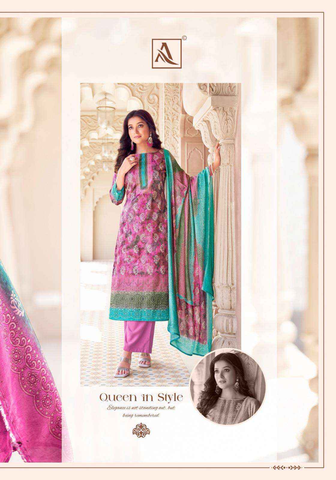 Alok Suit Cardle Light Fancy Work Cotton Dress Material ( 4 Pcs Catalogue )