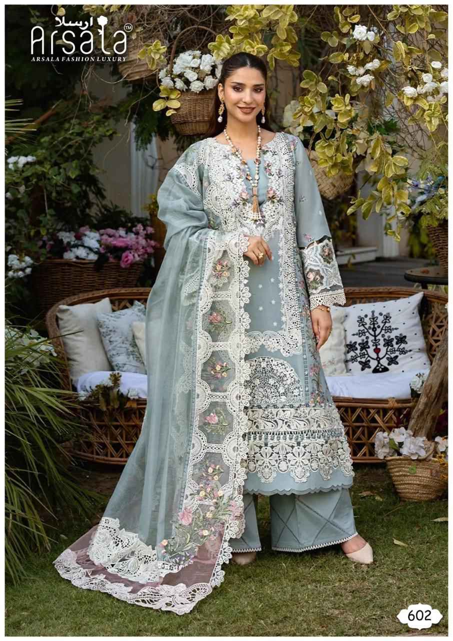 Arsala Fashion Amira Vol 6 Lawn Cotton Dress Material Wholesale Price ( 6 pcs Catalogue )
