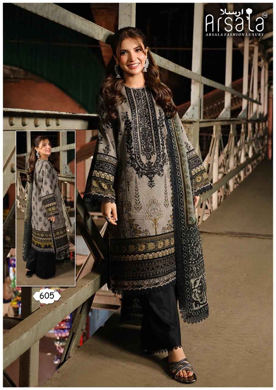 Arsala Fashion Amira Vol 6 Lawn Cotton Dress Material Wholesale Price ( 6 pcs Catalogue )