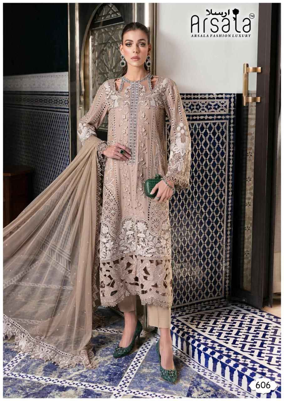 Arsala Fashion Amira Vol 6 Lawn Cotton Dress Material Wholesale Price ( 6 pcs Catalogue )