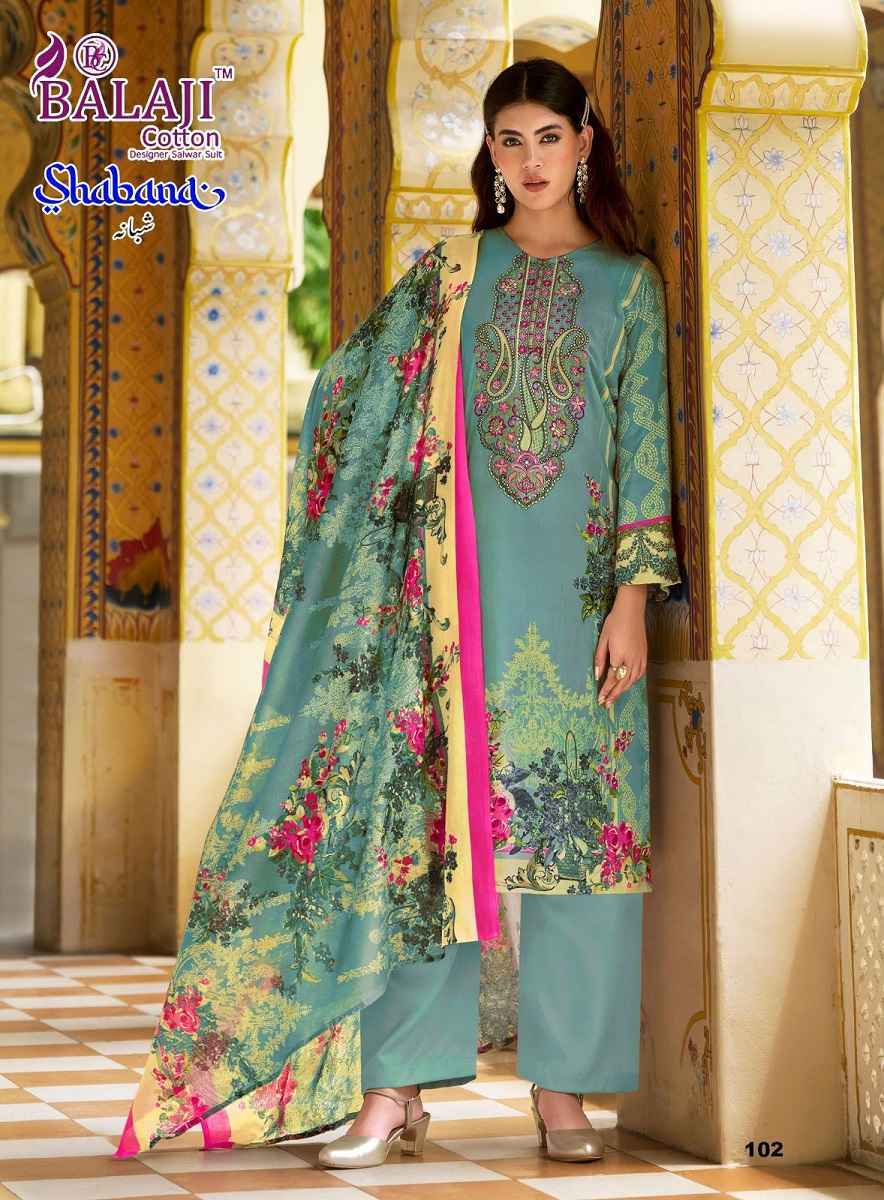 Balaji Cotton Shabana Cotton Dress Material Wholesale Price ( 8 pcs Catalogue )
