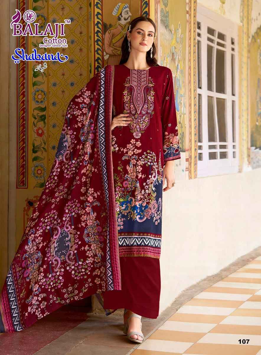Balaji Cotton Shabana Cotton Dress Material Wholesale Price ( 8 pcs Catalogue )