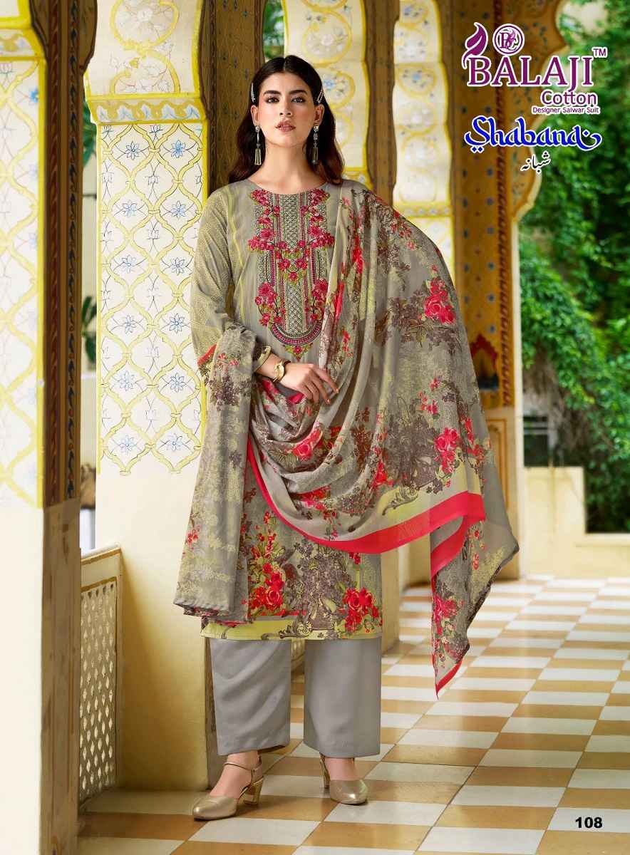 Balaji Cotton Shabana Cotton Dress Material Wholesale Price ( 8 pcs Catalogue )