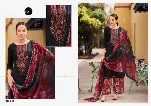 Belliza Gulbano Viscouse Dress Material New Catalog ( 8 pcs Catalogue )