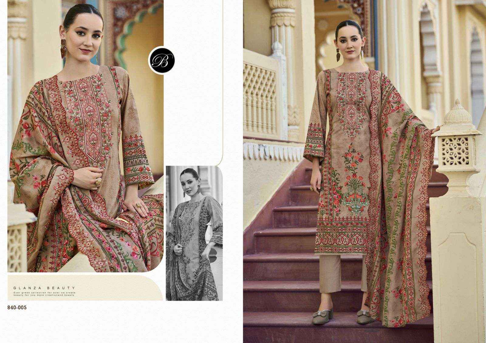 Belliza Guzarish Vol 22 Cotton Dress Material Wholesale Price ( 8 pcs Catalogue )