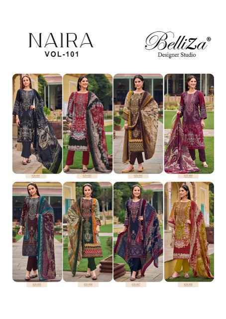 Belliza Naira Vol 101 Cotton Salwar Kameez New Catalog ( 8 pcs Cataloge )