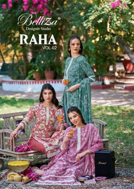 Belliza Raha Vol 2 Cotton Dress Material New Catalog Wholesale price ( 6 pcs Catalogue )