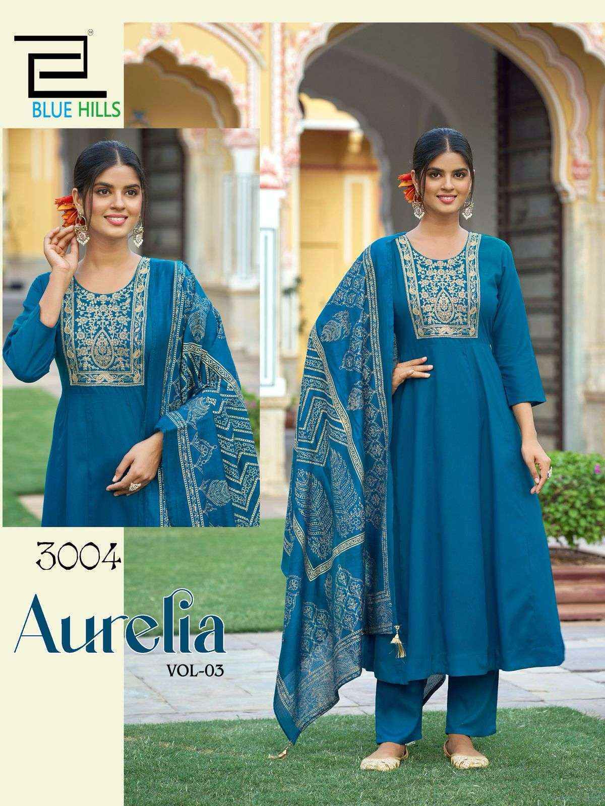 Blue Hills Aurelia Vol 3 Rayon Kurti Combo Wholesale Price ( 6 pcs Catalogue )