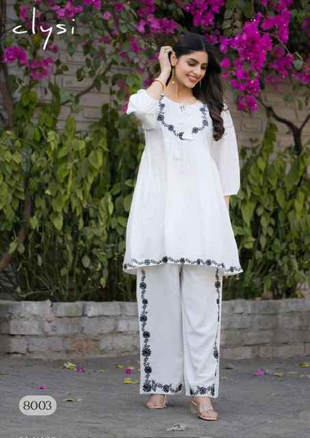 Clysi Rozella Rayon Co Ord Set Wholesale Price ( 6 Pcs Catalog )