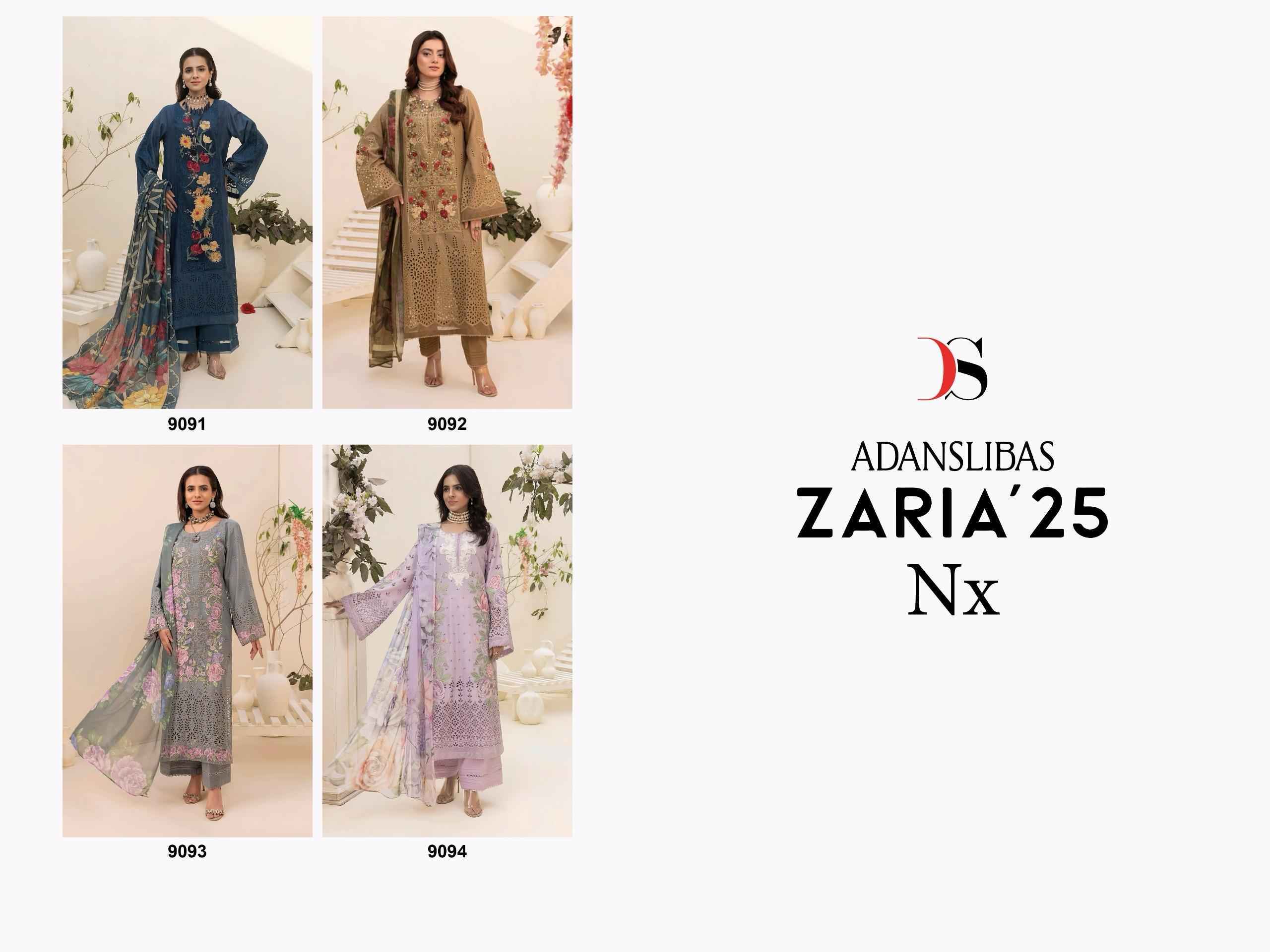 Deepsy Adanslibas Zaria Vol 25 Nx Cotton Pakistani Suits ( 4 pcs Catalogue )