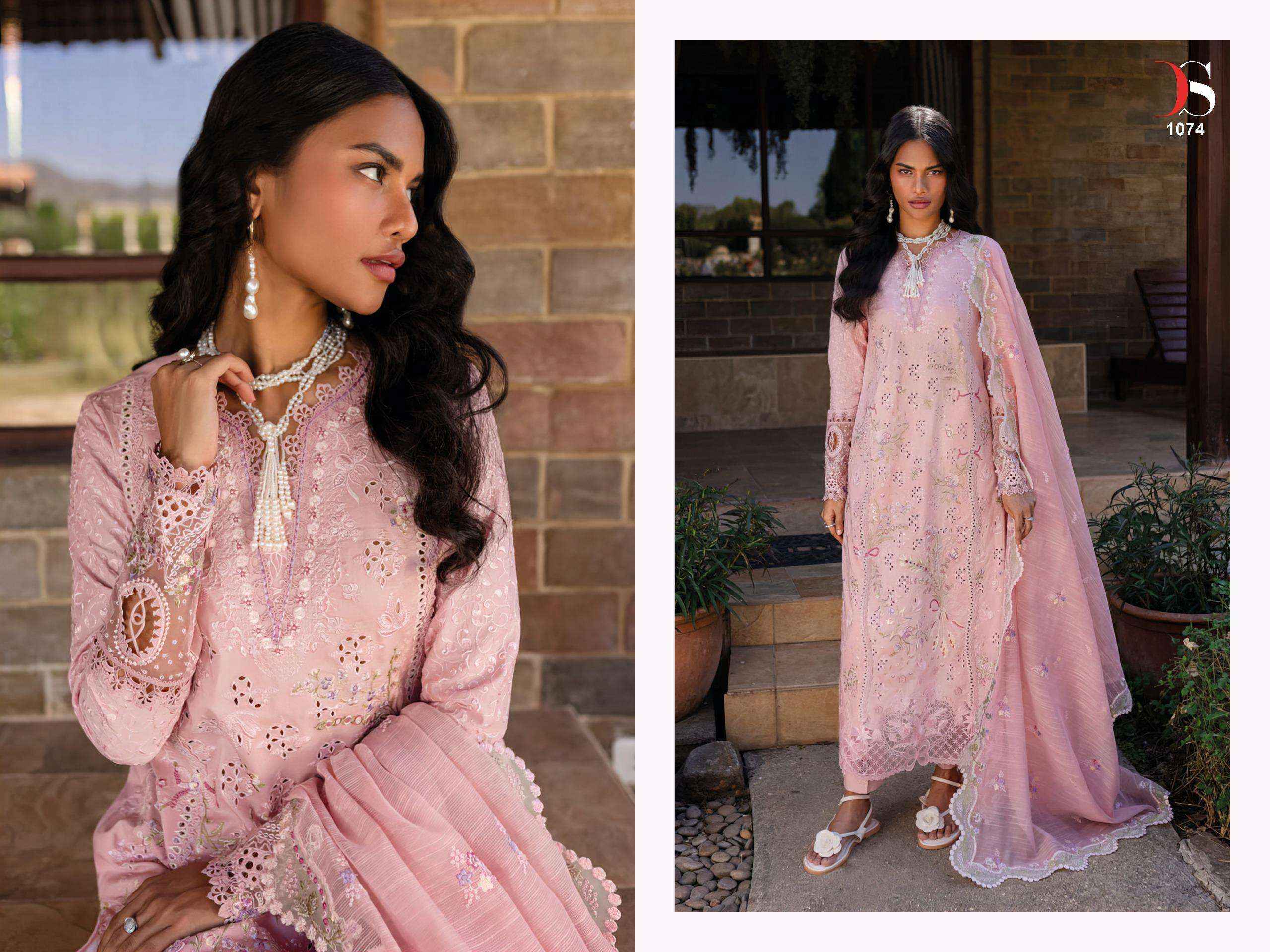 Deepsy Rangrasiya Premium Lawn 25 Vol 2 Cotton Salwar Kameez Wholesale Rate ( 6 Pcs Catalog )