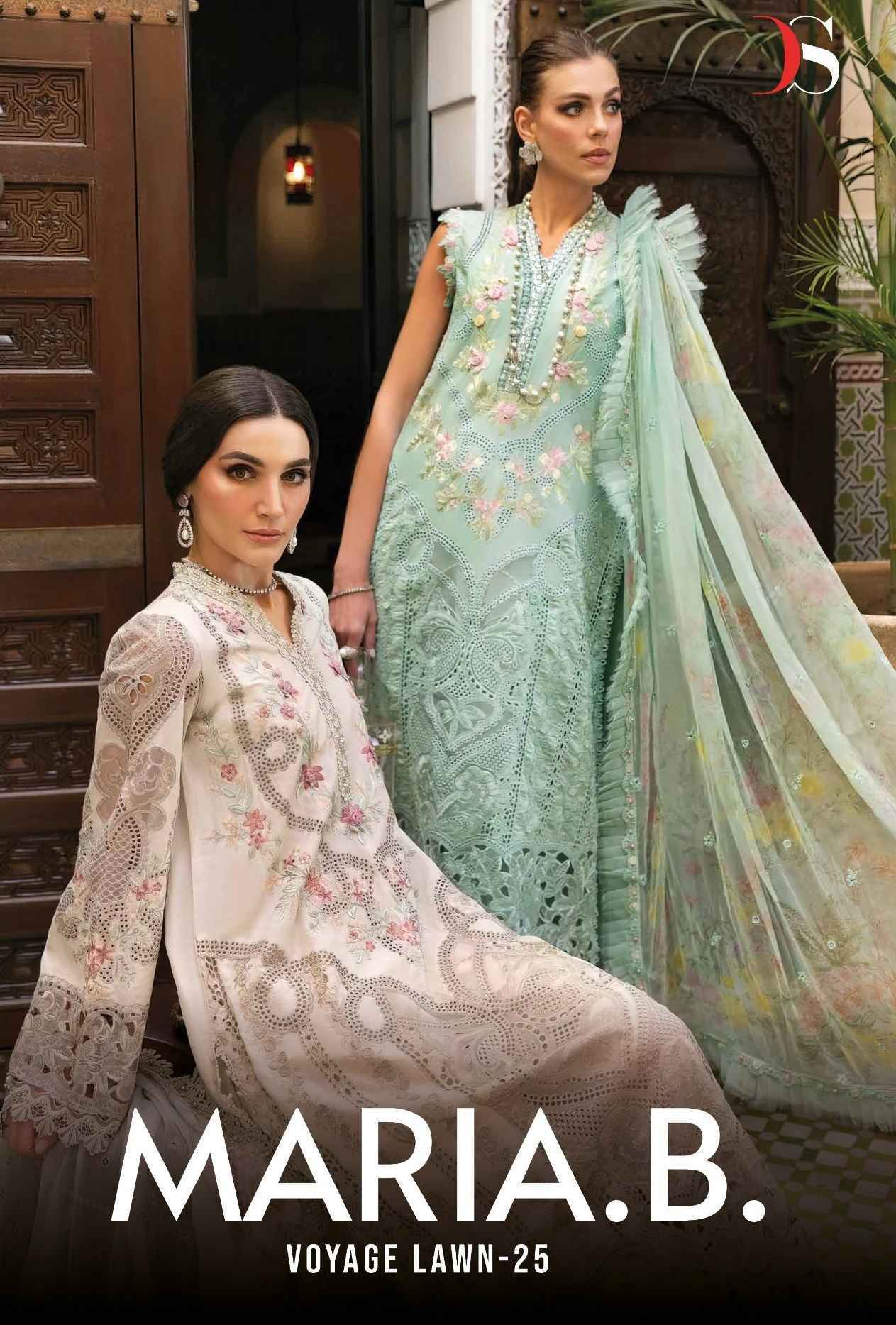 Deepsy Suits Maria B Voyage Lawn 25 Cotton Dress Material ( 6 pcs Catalogue )