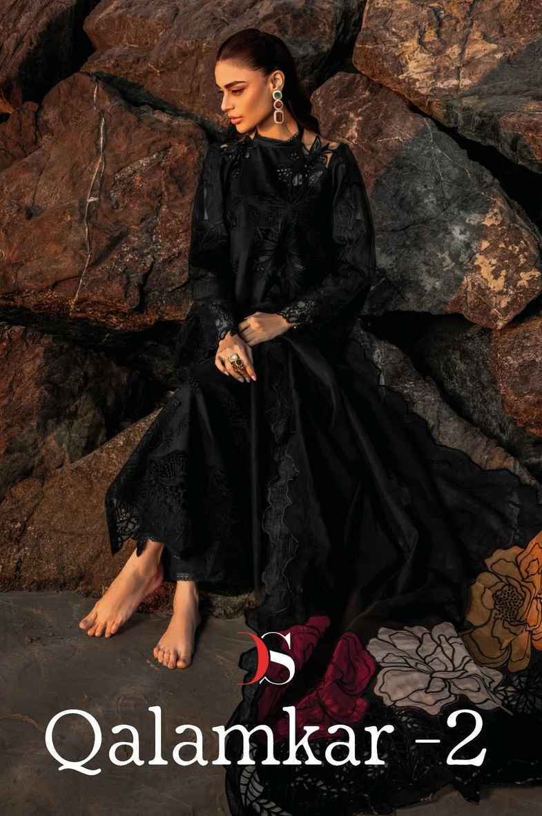 Deepsy Suits Qalamkar Vol 2 Cotton Unstitched Pakistani Suits ( 6 pcs Catalogue )
