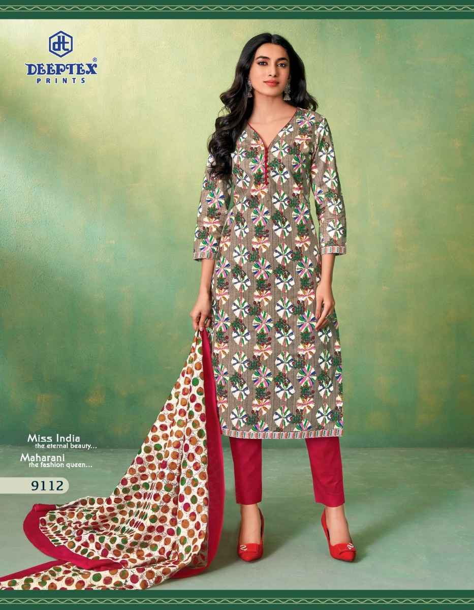Deeptex Prints Miss India Vol 91 Cotton Printed Dress Material ( 16 Pcs Catalogue )