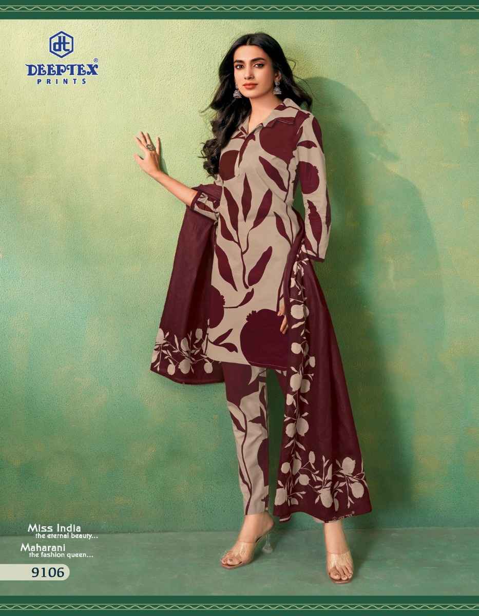 Deeptex Prints Miss India Vol 91 Cotton Printed Dress Material ( 16 Pcs Catalogue )