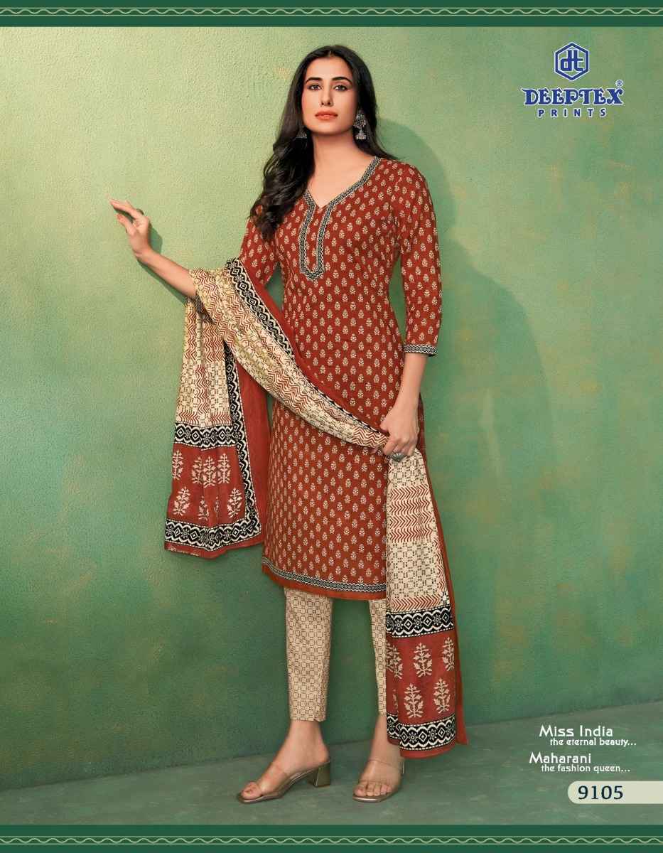 Deeptex Prints Miss India Vol 91 Cotton Printed Dress Material ( 16 Pcs Catalogue )