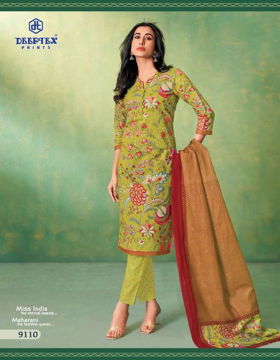 Deeptex Prints Miss India Vol 91 Cotton Printed Dress Material ( 16 Pcs Catalogue )