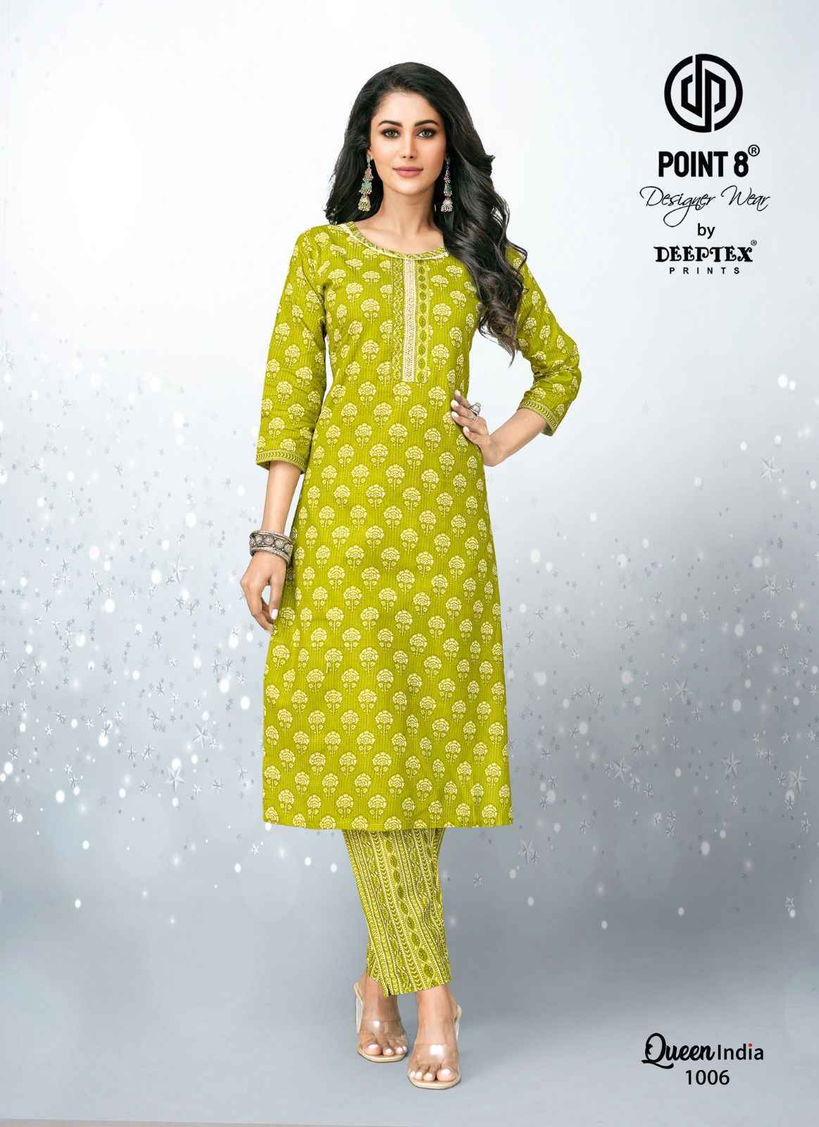 Deeptex Queen India Vol 10 Cotton Kurti With Pant ( 10 pcs Catalogue )