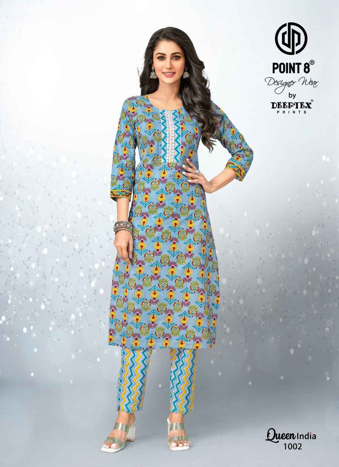 Deeptex Queen India Vol 10 Cotton Kurti With Pant ( 10 pcs Catalogue )