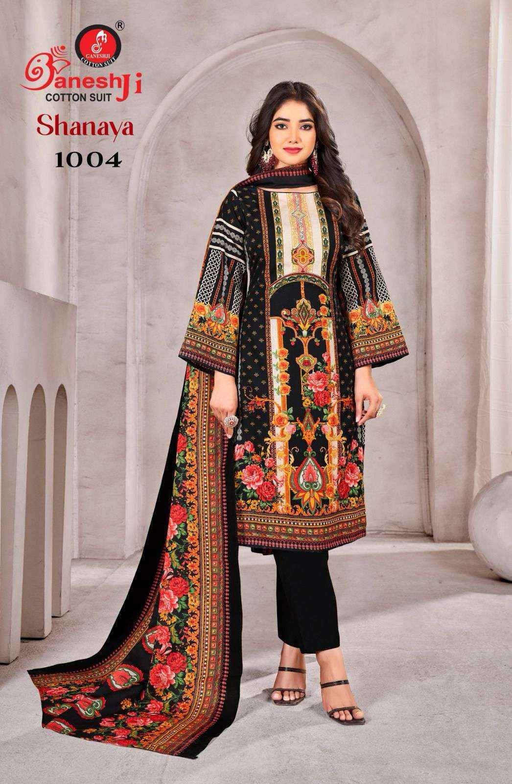 Ganesh Ji Shanaya Vol 1 Cotton Dress Material Wholesale Price ( 8 pcs Catalogue )