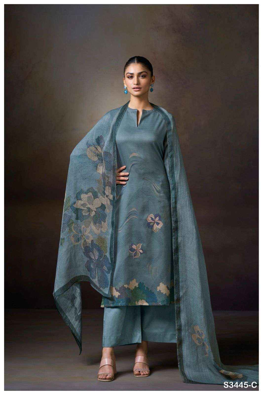 Ganga Macie-S3445 Cotton Salwar Kameez Wholesale Price  (4 pcs Catalogue)
