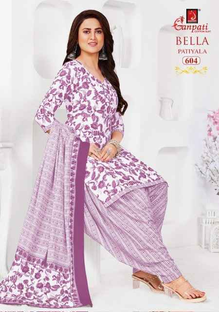 Ganpati Bella Patiyala Vol 6 Readymade Cotton Salwar Suits ( 15 pcs Catalogue )
