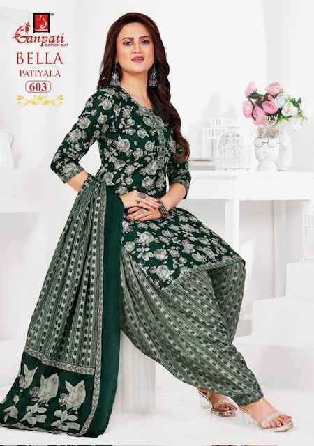 Ganpati Bella Patiyala Vol 6 Readymade Cotton Salwar Suits ( 15 pcs Catalogue )