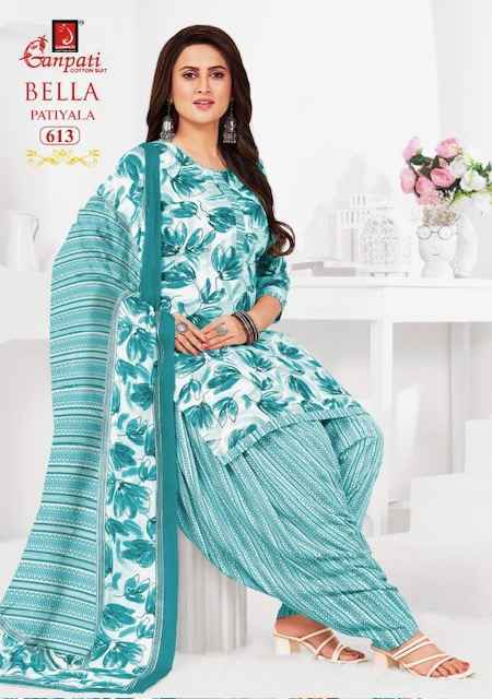 Ganpati Bella Patiyala Vol 6 Readymade Cotton Salwar Suits ( 15 pcs Catalogue )