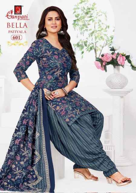 Ganpati Bella Patiyala Vol 6 Readymade Cotton Salwar Suits ( 15 pcs Catalogue )
