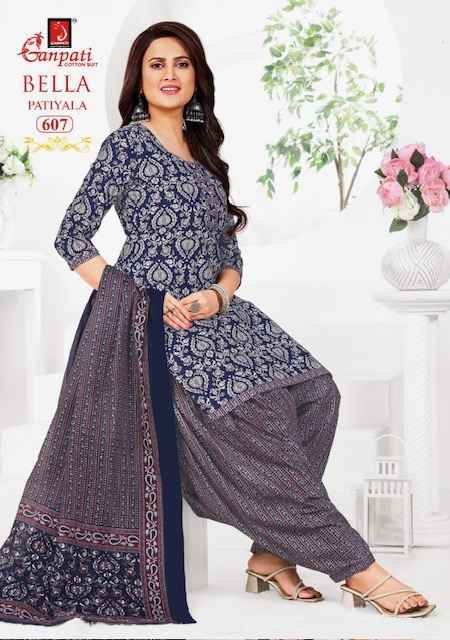 Ganpati Bella Patiyala Vol 6 Readymade Cotton Salwar Suits ( 15 pcs Catalogue )