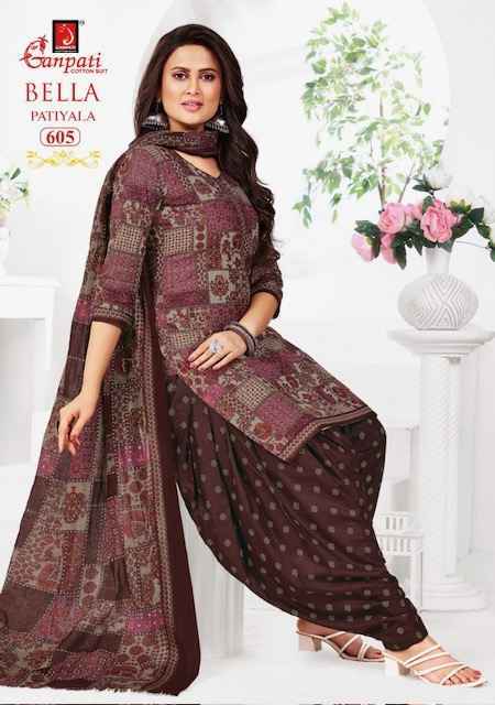 Ganpati Bella Patiyala Vol 6 Readymade Cotton Salwar Suits ( 15 pcs Catalogue )