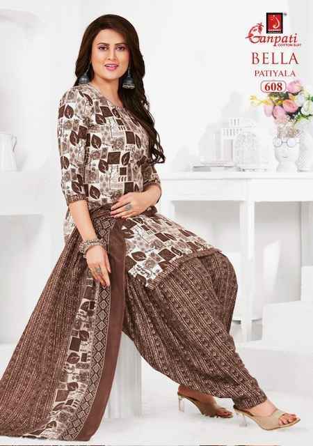 Ganpati Bella Patiyala Vol 6 Readymade Cotton Salwar Suits ( 15 pcs Catalogue )